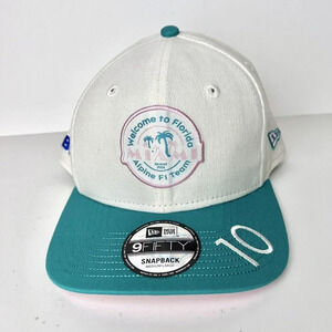 New Era Adult Alpine Racing Miami Pierre Gasly #10 9Fifty Adjustable Hat M/L